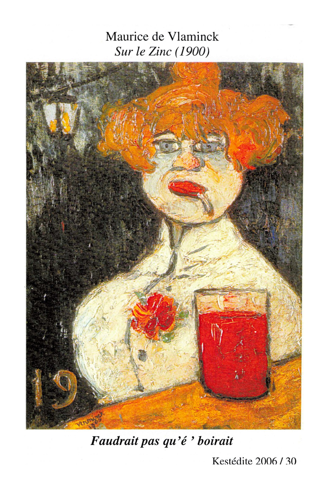 Maurice de Vlaminck Sur le Zinc (1900)