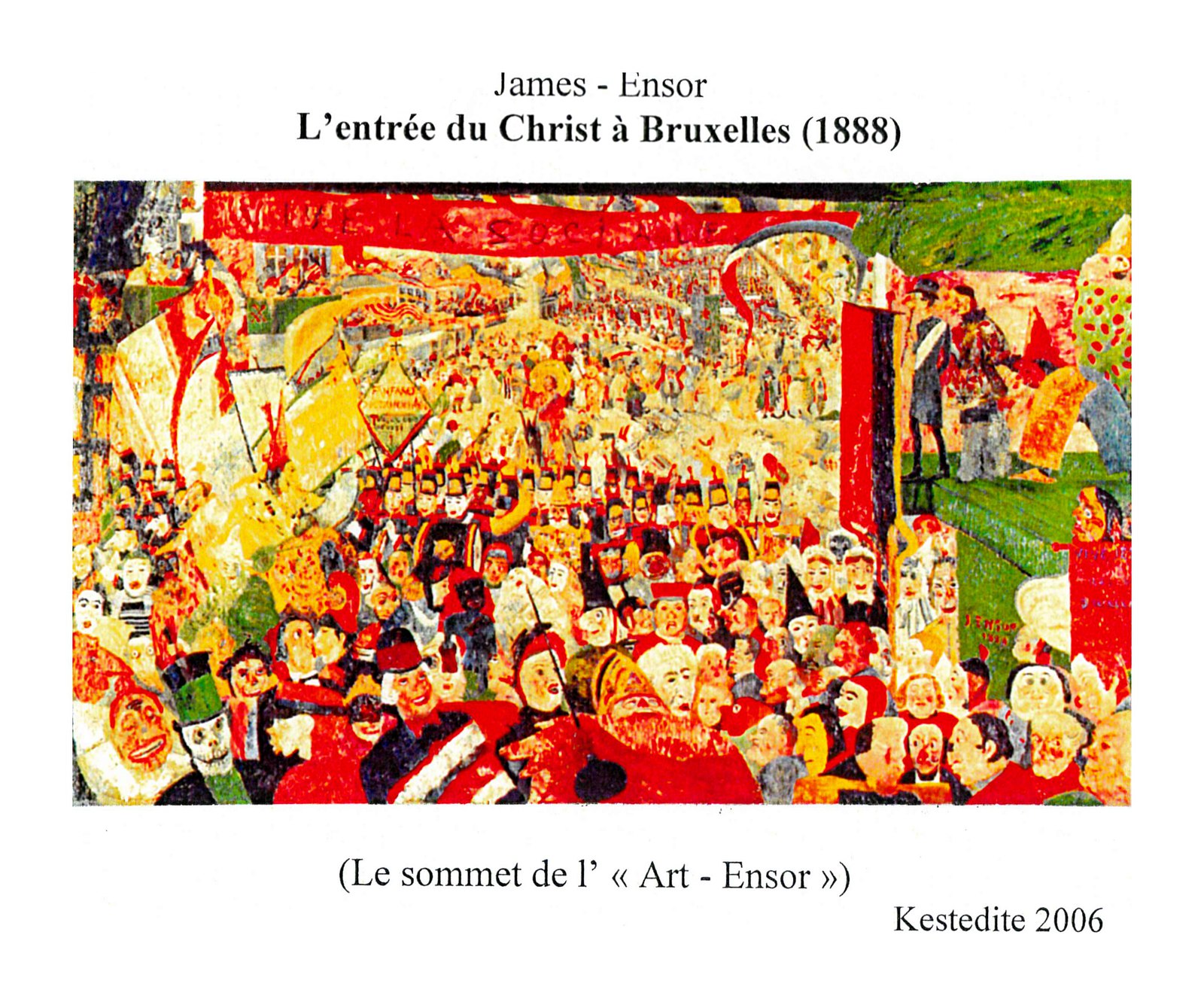 L'entrée du Christ à Bruxelles