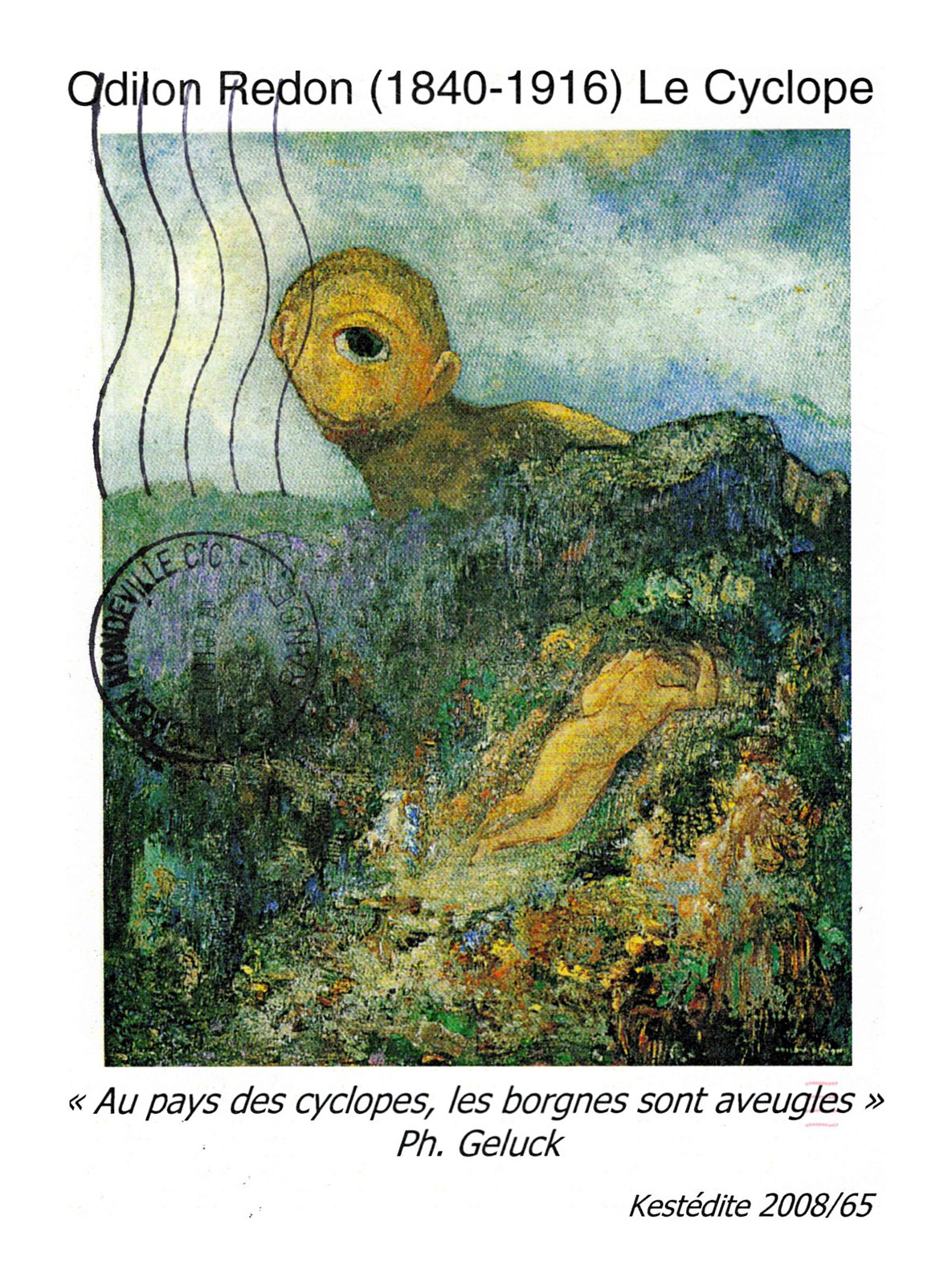 Odilon Redon (1840-1916) Le Cyclope
