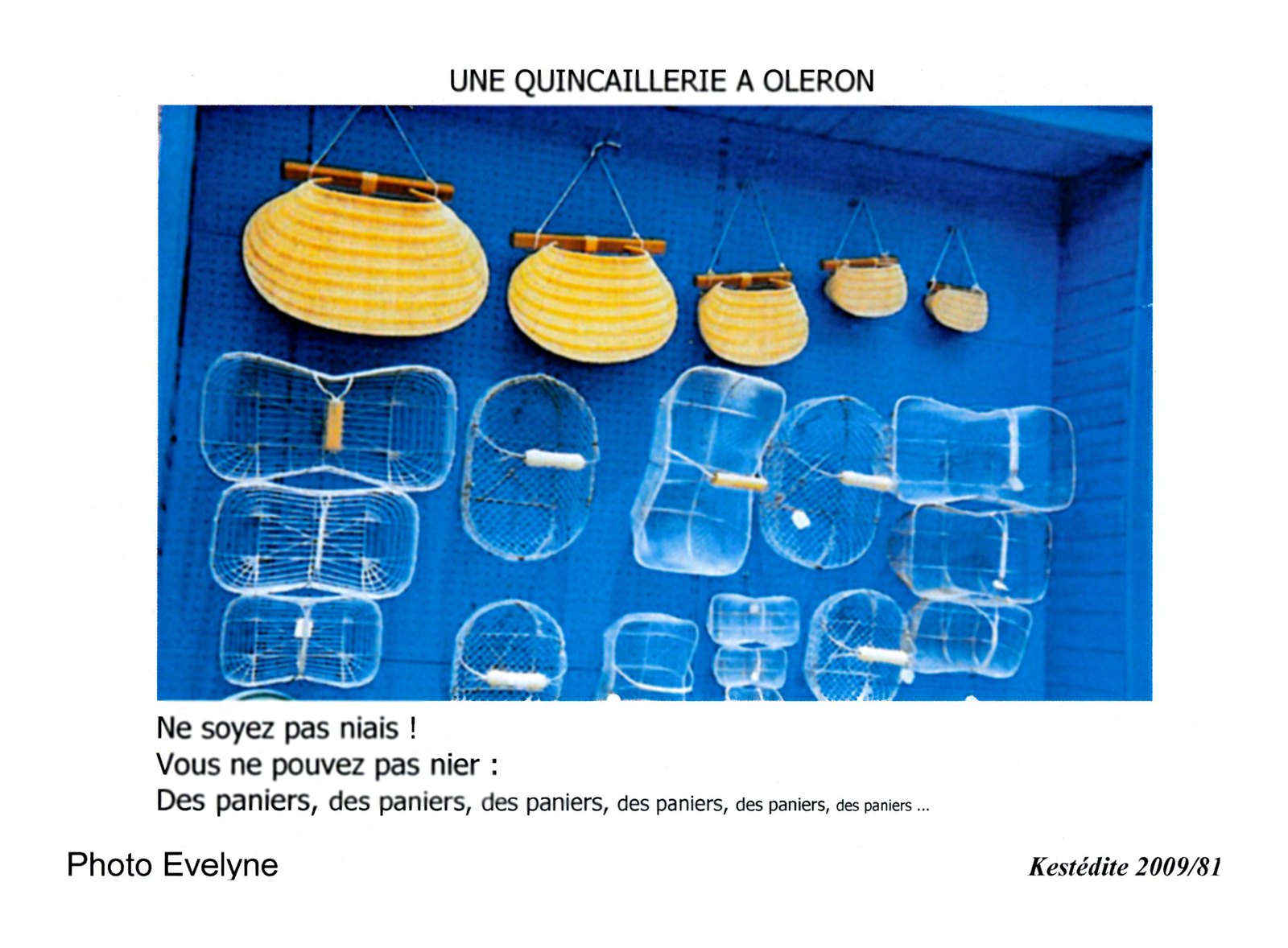 Une quincaillerie à Oléron
