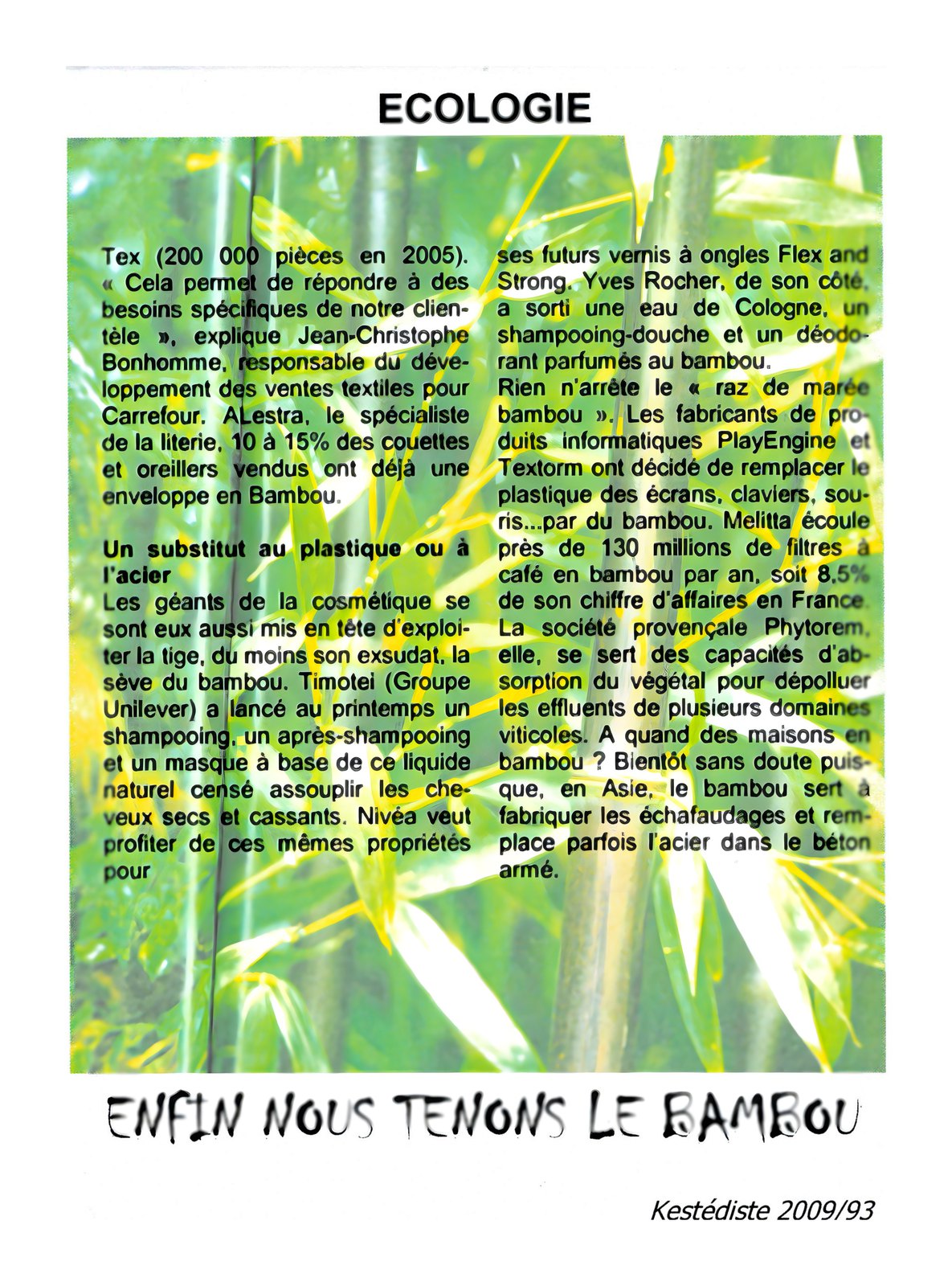 Écologie