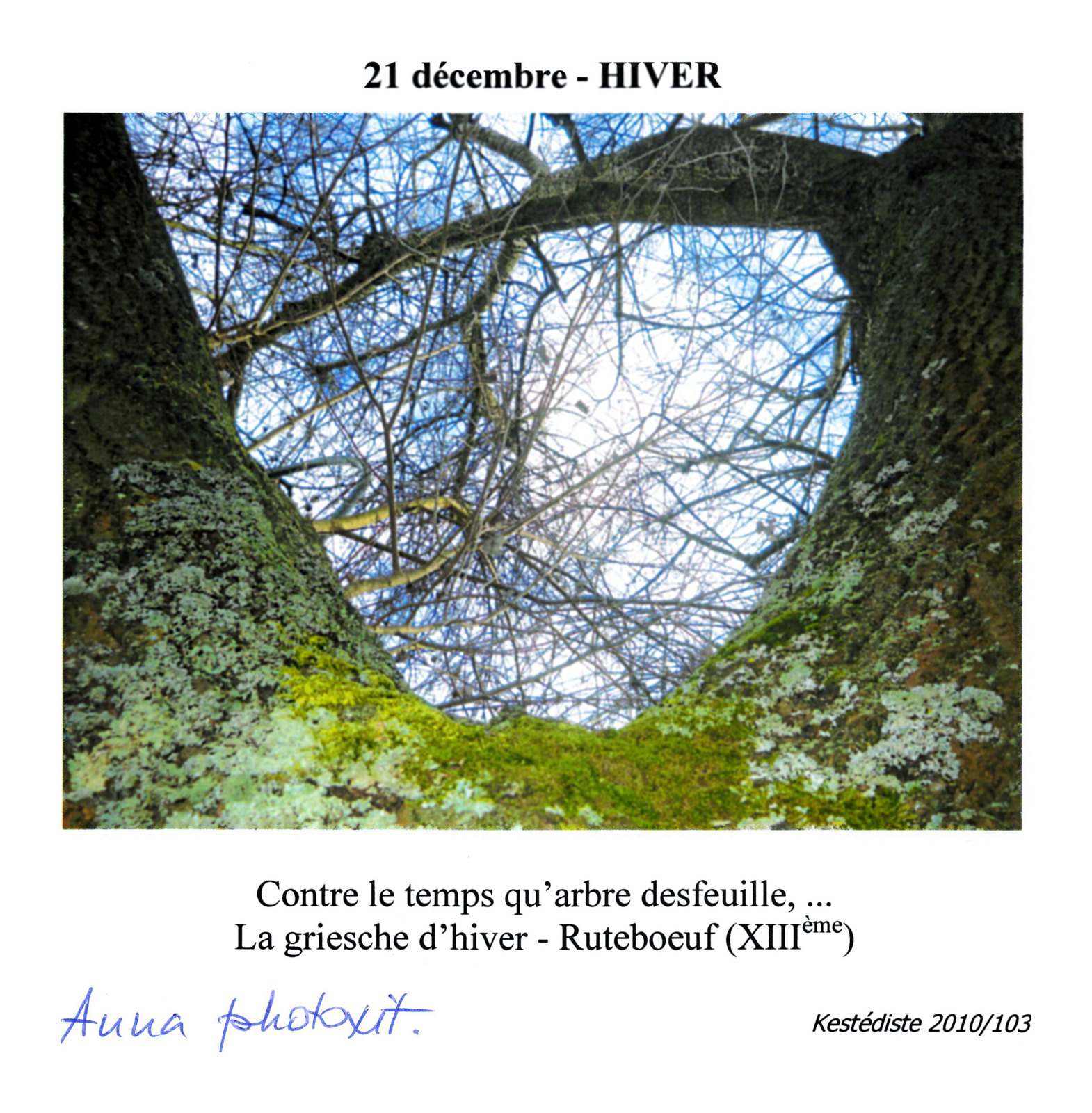 21 décembre - HIVER