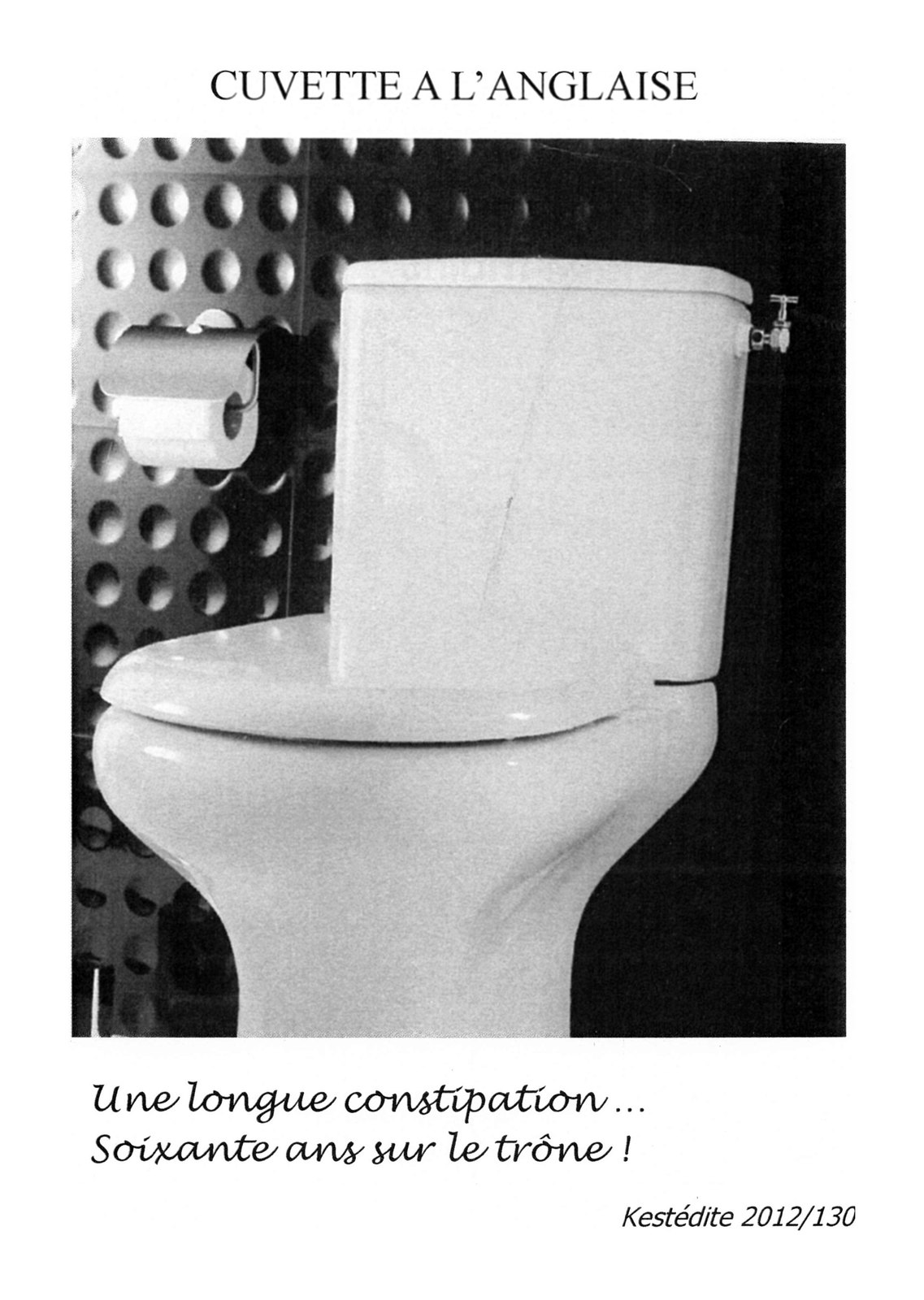 Cuvette à l'anglaise