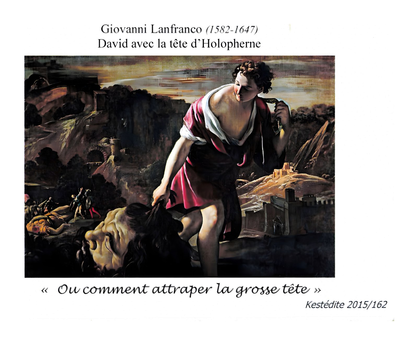 David avec la tête d'Holopherne